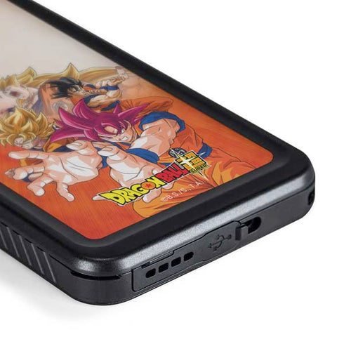 Dragon Ball Super Goku Evolution Galaxy S24 Plus Waterproof Case